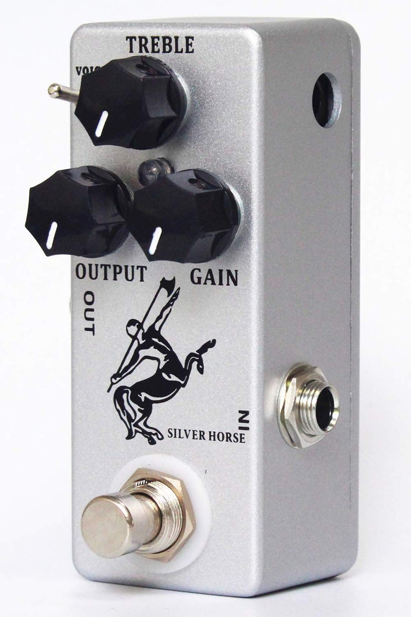 MOSKYAudio YMUZE Moskyaudio Mini Silver Horse Effect Pedal Overdrive Pedal for Electric Guitar - Image 2